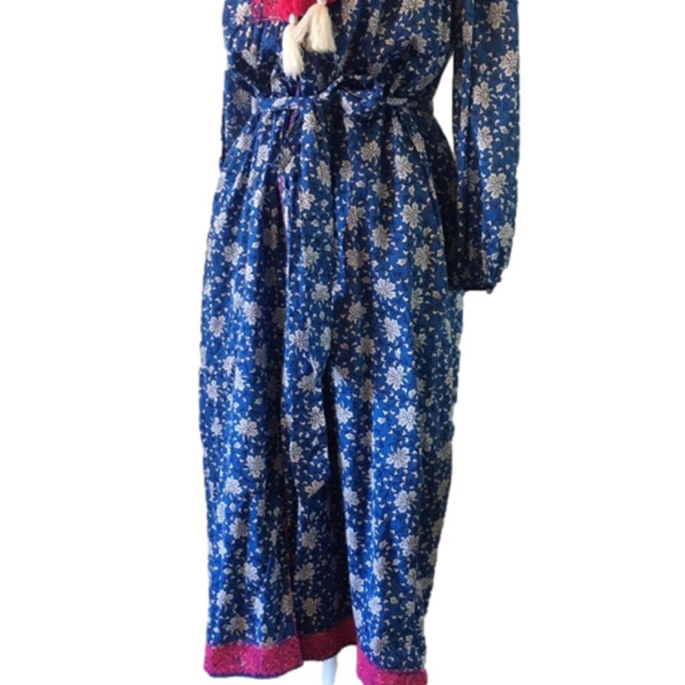 J. Crew Belted Tunic dress in Night Sky block print (Style AP194) - Picture 4 of 15